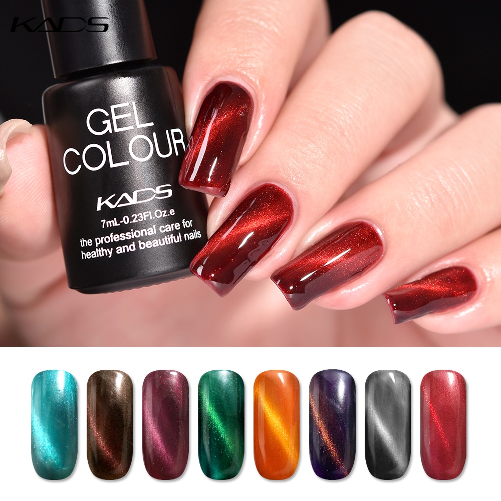 KADS Nail Gel Polish 7ml 3D Cat Eye Gel Nail Polish UV LED Gel Nail Polish  Nails Art Varnish Manicure Lacquer | Shopee Singapore