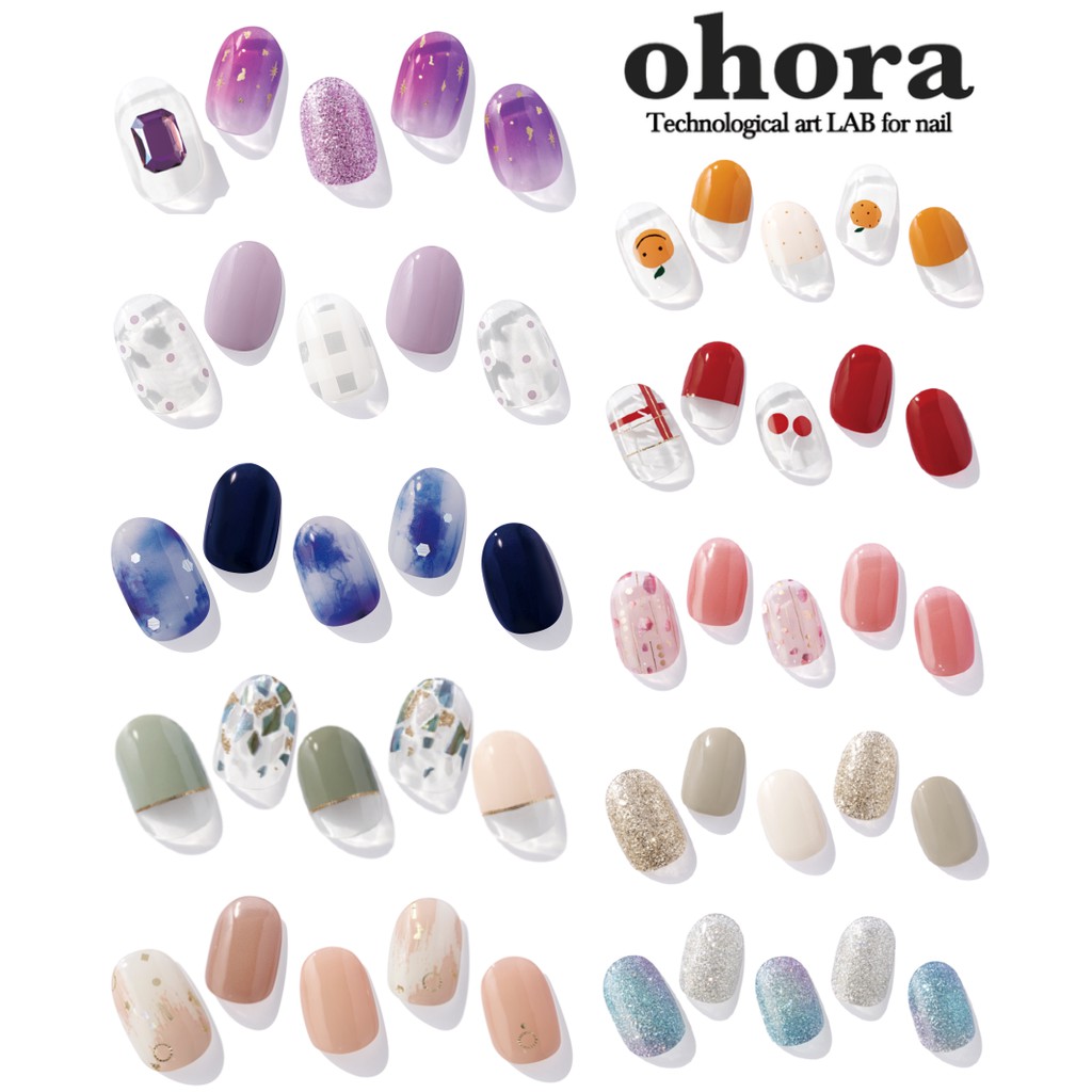  OHORA Premium Semi Cure Gel Nail Strips Professional DIY Nail Art K 