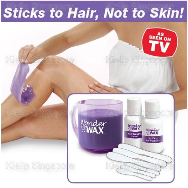 Sg Seller Wonder Wax Microwaveable Waxing Kit Stick To Hair Not