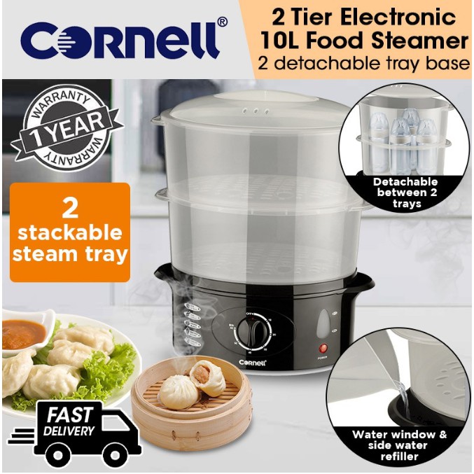 Cornell 2 Tier Daily Food Steamer 10L Capacity Shopee Singapore