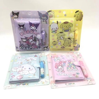 Sanrio Mymelody Kuromi Cinnamoroll A6 Bullet Journals Dot Notebook Diary Journal Notepad Agenda School office supplies kids Gift #1