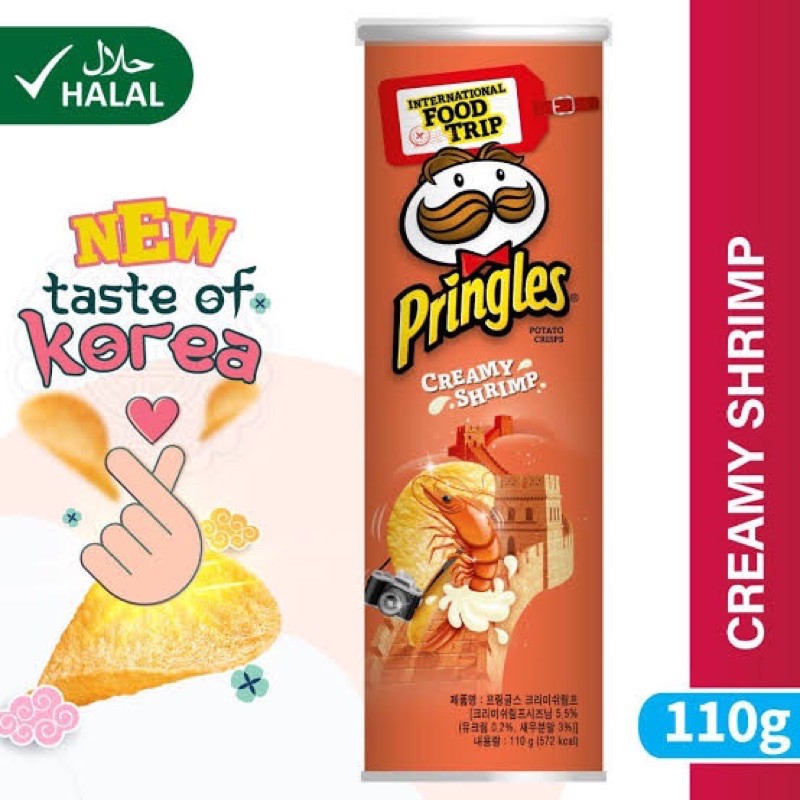 Pringles Creamy Shrimp Pringles Korean Imported Korean Pringles Potato
