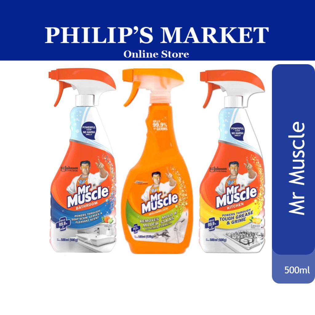 Mr Muscle 5 in 1 Bathroom Cleaner / Mr Muscle Mold and Mildew Killer