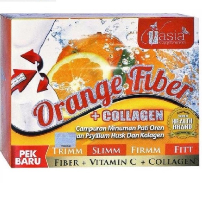 Vasia Orange Fiber Sachet Shopee Singapore