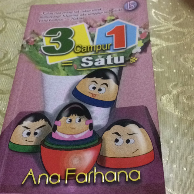 Pre Loved Novel 3 Campur 1 1 By Ana Farhana Shopee Singapore