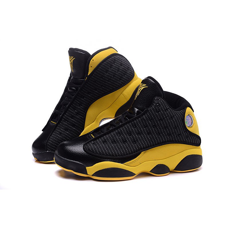 jordan 13 yellow and black
