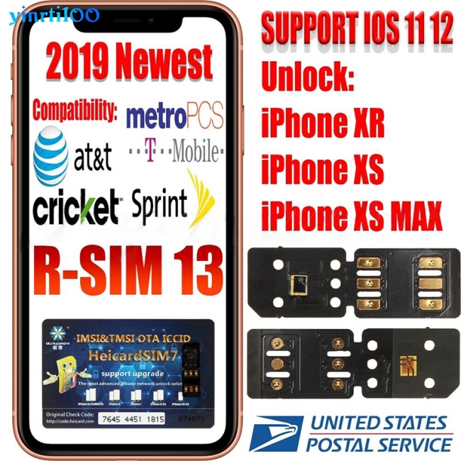 Rsim 13 Nano Unlock Sim Turbo Card Fits Iphone Xs Xs Max Xr Gpp R Ios 12 11 R 4g Shopee Singapore