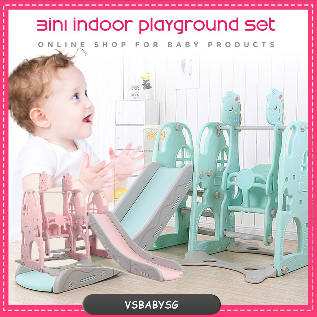 baby outdoor swing and slide