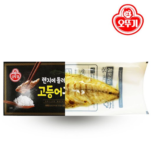Ottogi Grilled Mackerel 70g 오뚜기 렌지에 돌려먹는 고등어구이 70g Shopee Singapore