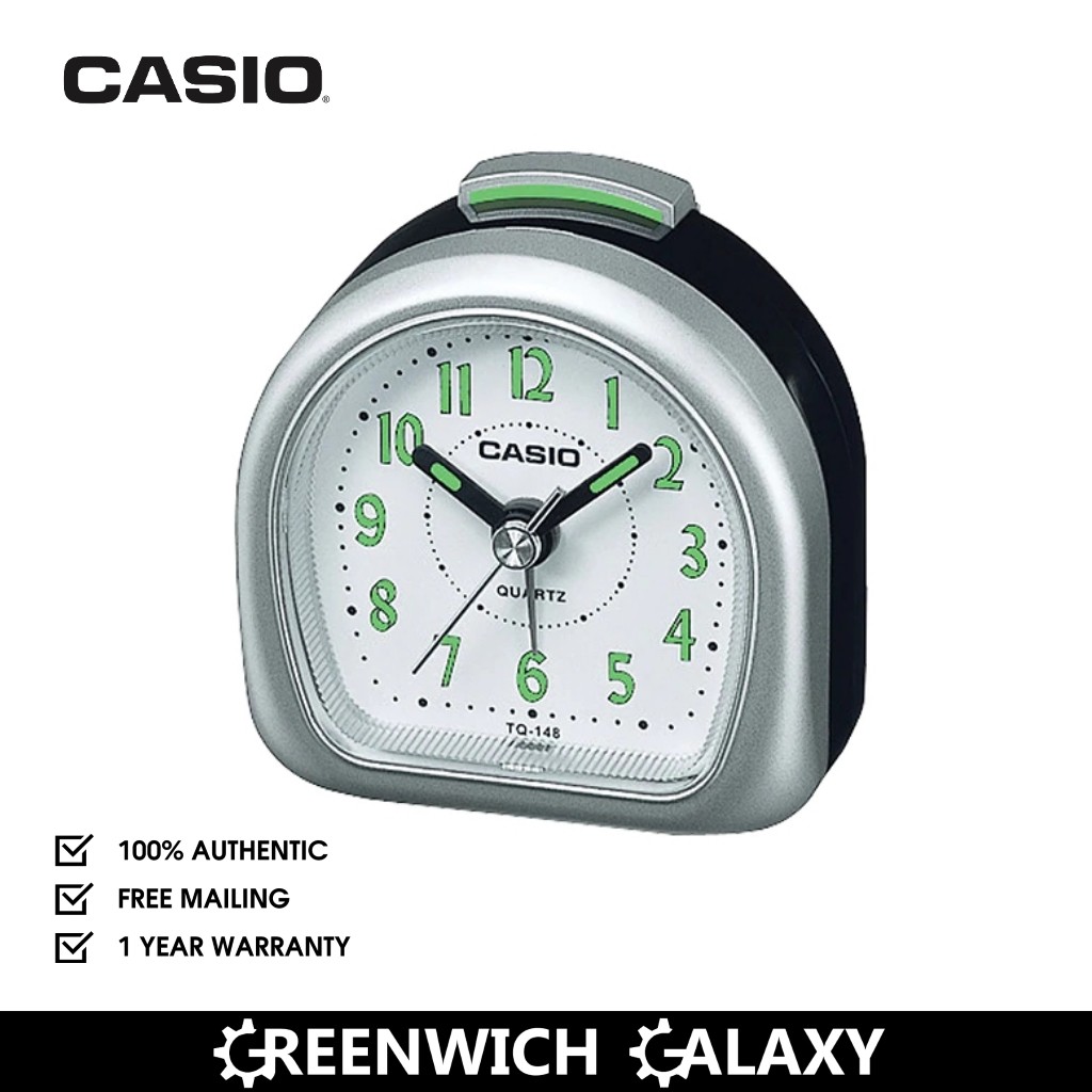 Casio Travel Alarm Clock (TQ1488D) Shopee Singapore