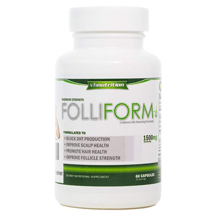 Vh Nutrition Folliform Dht Blocker Natural Hair Regrowth Treatment