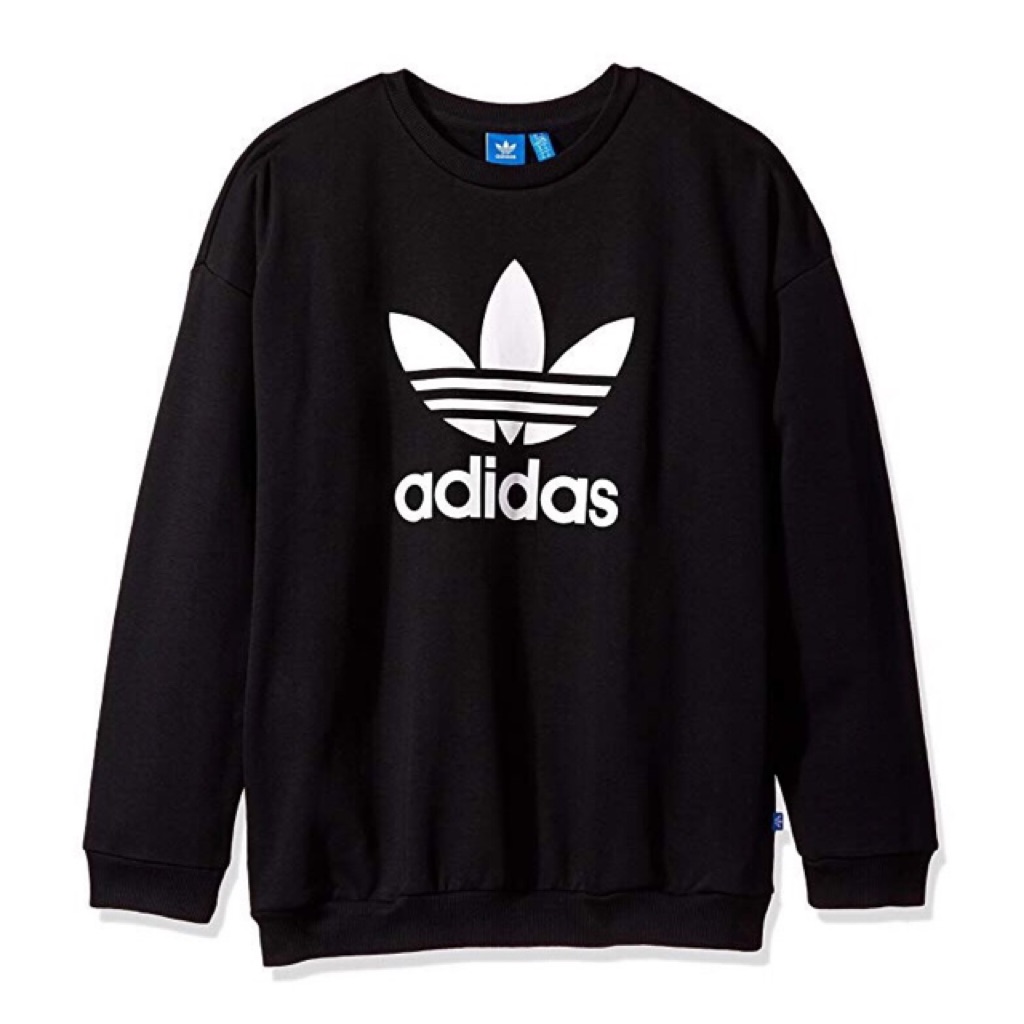 PO] Adidas Logo Sweater Unisex | Shopee 