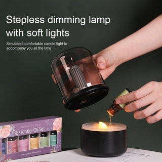Candlelight Aroma Diffuser Portable 120ml Electric USB Air Humidifier Essential Oil Cool Mist Maker Fogger with LED Night Light #2