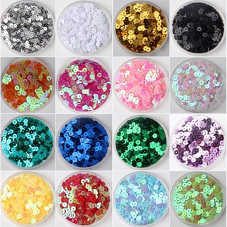 3mm 4mm 6mm Flat Round PVC Loose Sequins Paillette Sewing Craft For Garment Dress Shoe Caps DIY Accessory