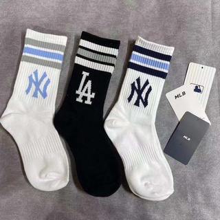 🔆MLB Long Socks Cotton NY/LA for Men and Women