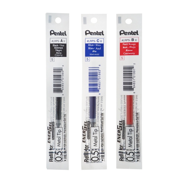 Pentel Energel LRP5 0.5mm Permanent Gel Ink Pen Refill Shopee Singapore