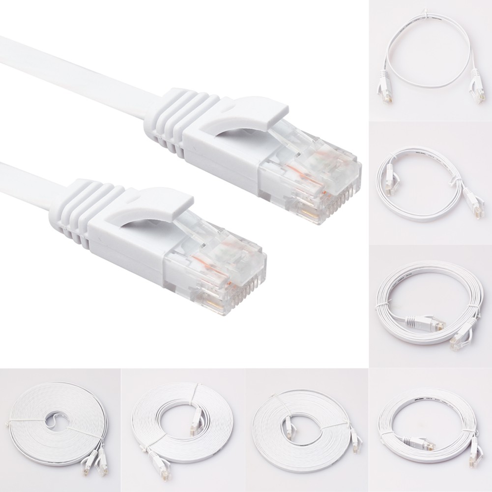 10M 15M 20M 30M CAT6 Flat UTP Network Cable RJ45