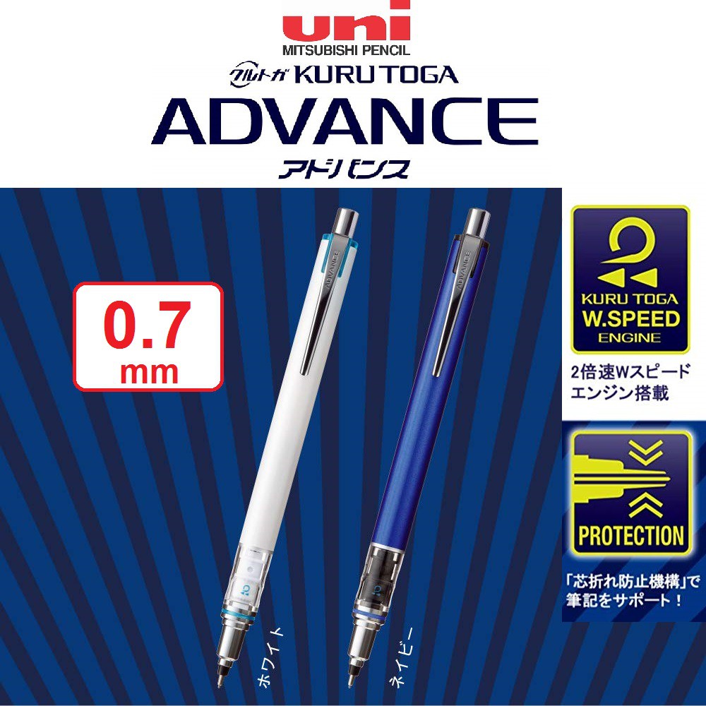 Uni Kuru Toga Advance Automatic Lead Rotation (2X) Mechanical Pencil (0