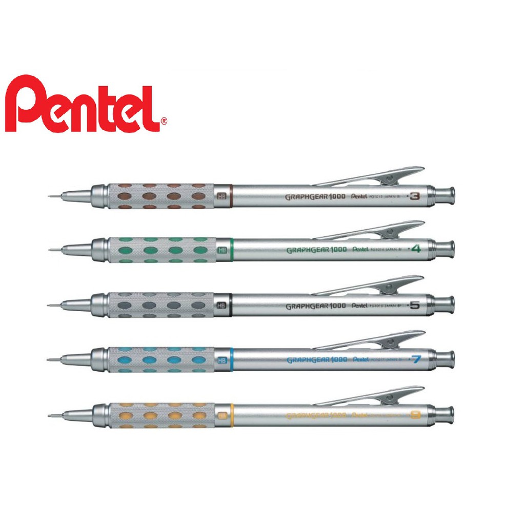 Portamine Pentel Graphgear 1000 - 0.7mm Blue, Per Disegno Tecnico E Professionale - Foto 5