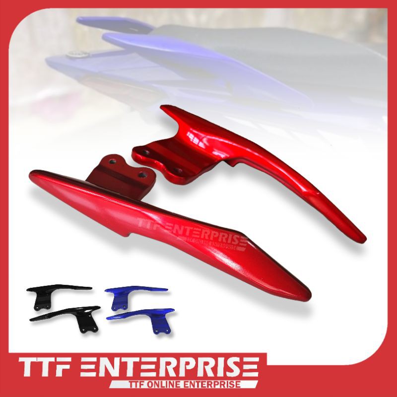 Malaysia] YAMAHA Y15ZR V2 REAR SPOILER SEAT BAR LBAR R/L (BLACK