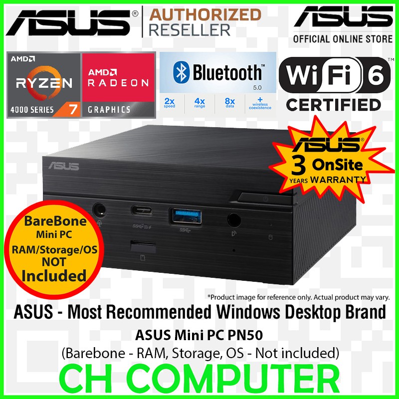 ASUS Mini PC PN50 mini PC with AMD Ryzen™7 processor