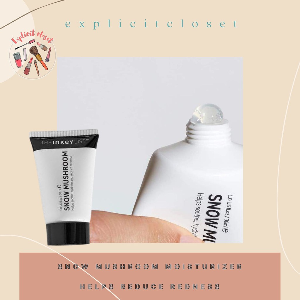 the inkey list snow mushroom moisturiser