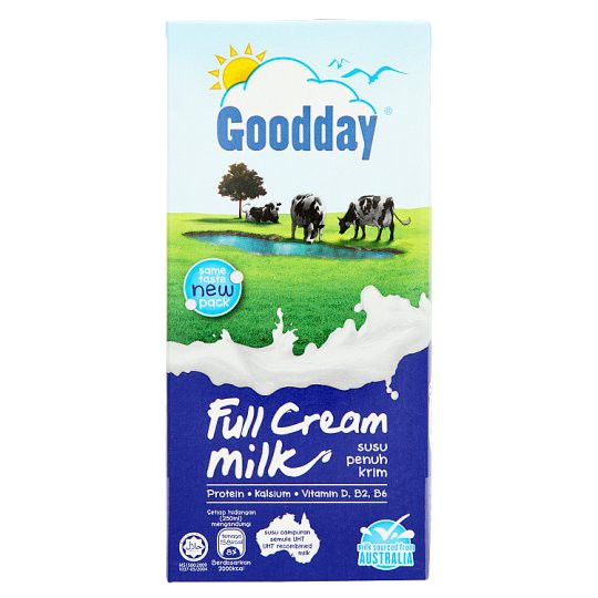 Goodday Uht Full Cream Milk 1000ml 牛奶 Shopee Singapore