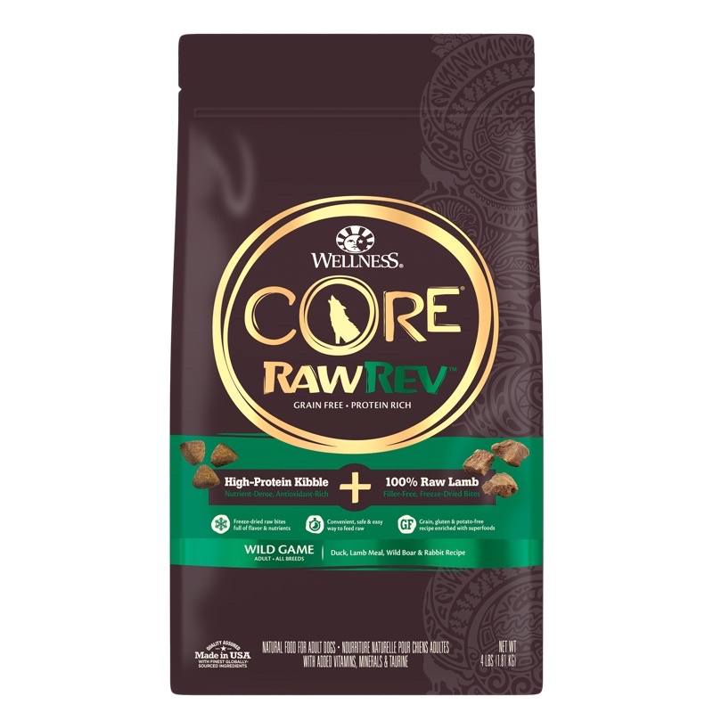 Wellness Core Raw Rev Wild Game Dog Kibbles Shopee Singapore