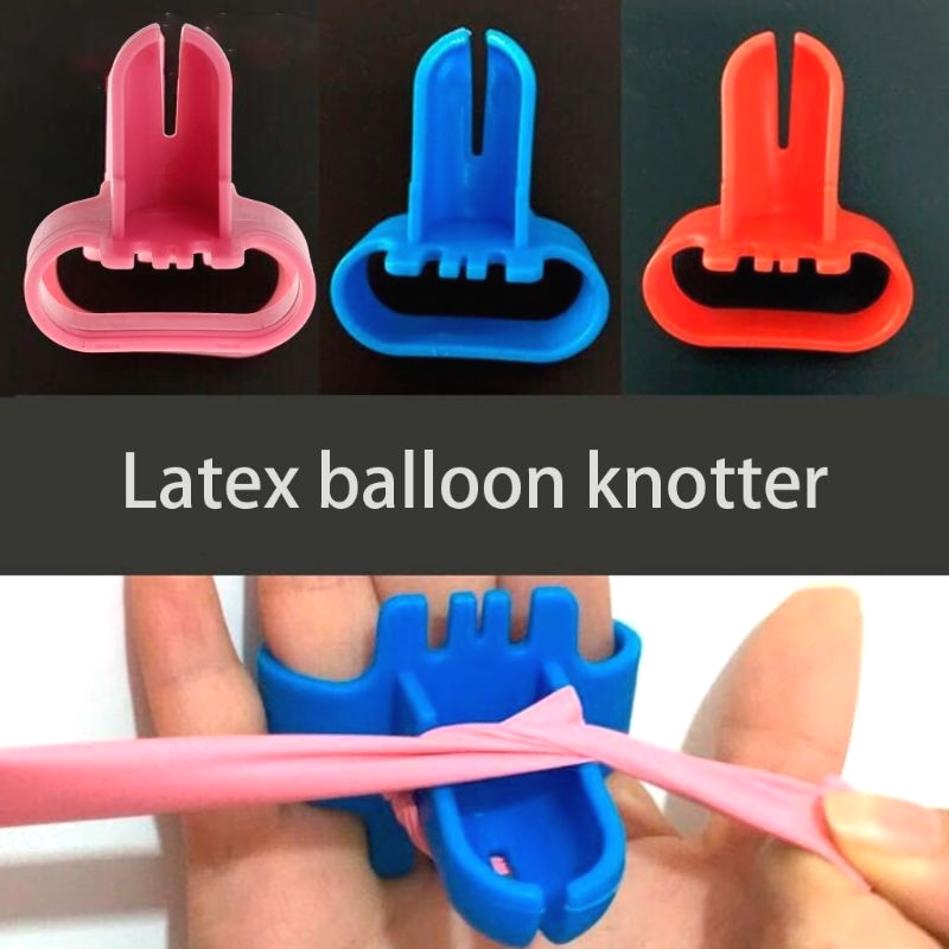 Latex Balloon Easy Fastener Knot Air Balloon Knotter Tool Birthday Party 2//5pcs