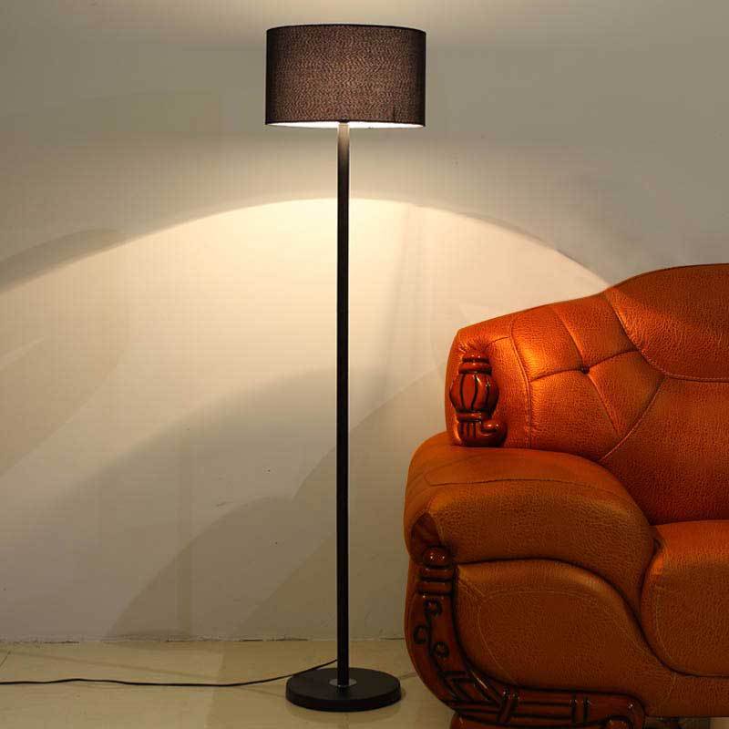 COD floor lamp living room bedroom bedside lamp modern creative fabric decorati Study floor lamp