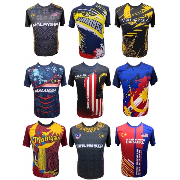 [Shop Malaysia] 4. Jersey Malaysia Baju Malaysia Berquality Harga Murah  ~Stock Ready~