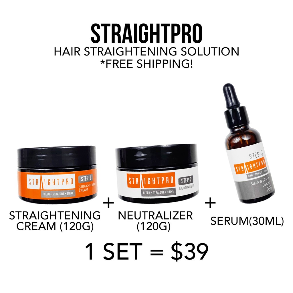 Straightpro Hair Straightening Set Shopee Singapore