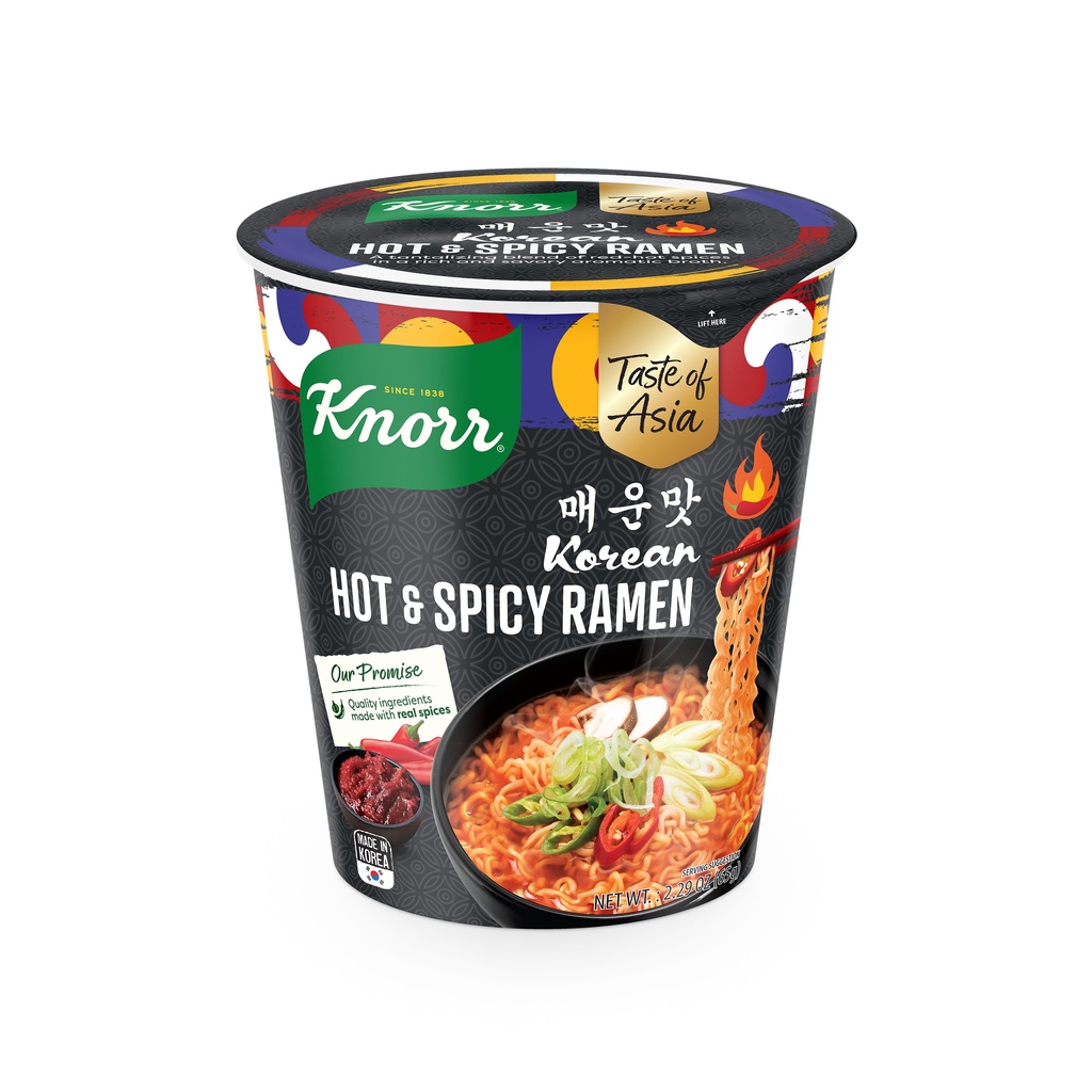 Knorr Korean Hot & Spicy Ramen 65g [Korean](Expiry9/10/2022) Shopee