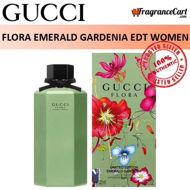 Gucci Flora Emerald Gardenia Limited Edition Edt For Women 100ml Tester Eau De Toilette Green 100 Authentic Perfume Shopee Singapore