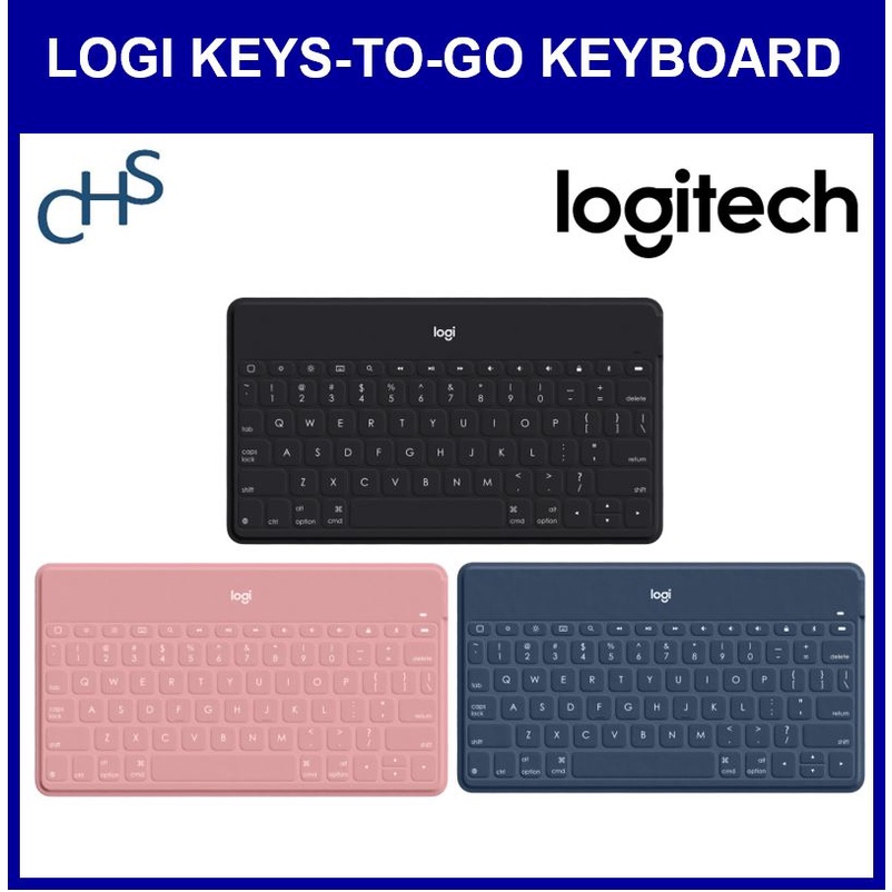 Logitech KeysToGo Ultralight Ultraportable Wireless Keyboard For