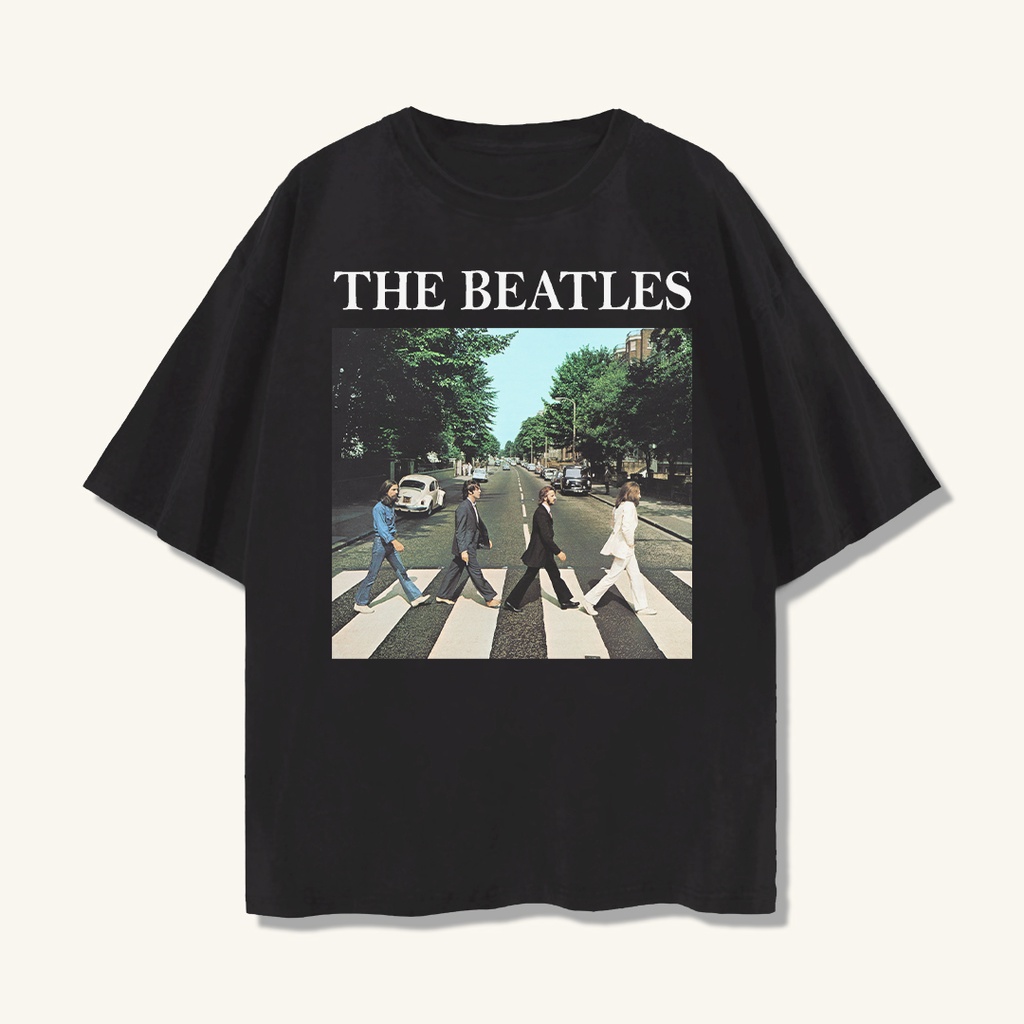 Image of The Beatles Tshirt Oversized Abbey Road The Beatles Vintage Band T-Shirt #1