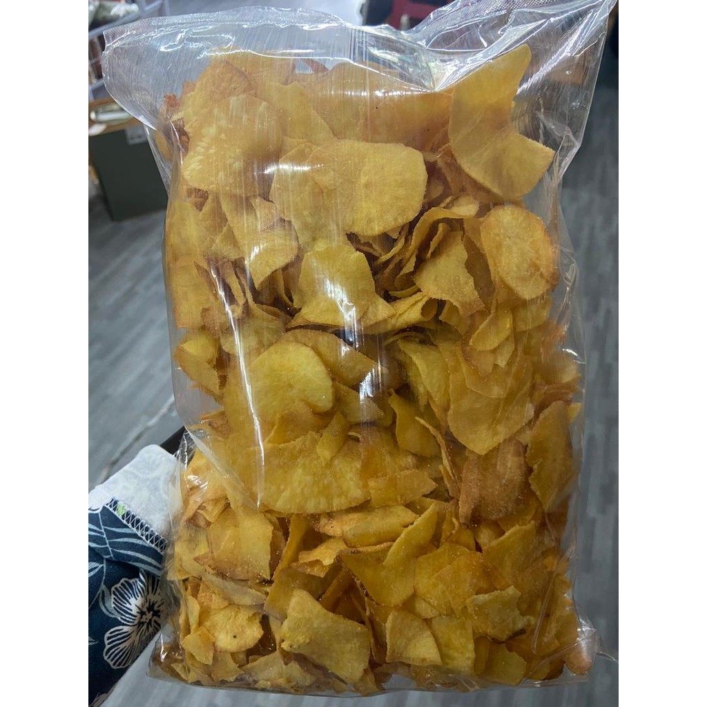 Kerepek Ubi Salted Egg 500g Kerepek Famous Shopee Singapore