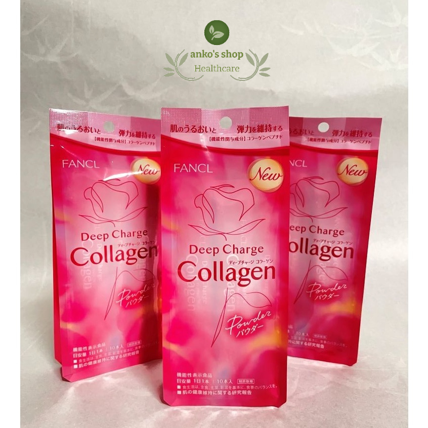 FANCL Deep Charge Collagen Powder Approximately 10 days x 3bags [NEW ...