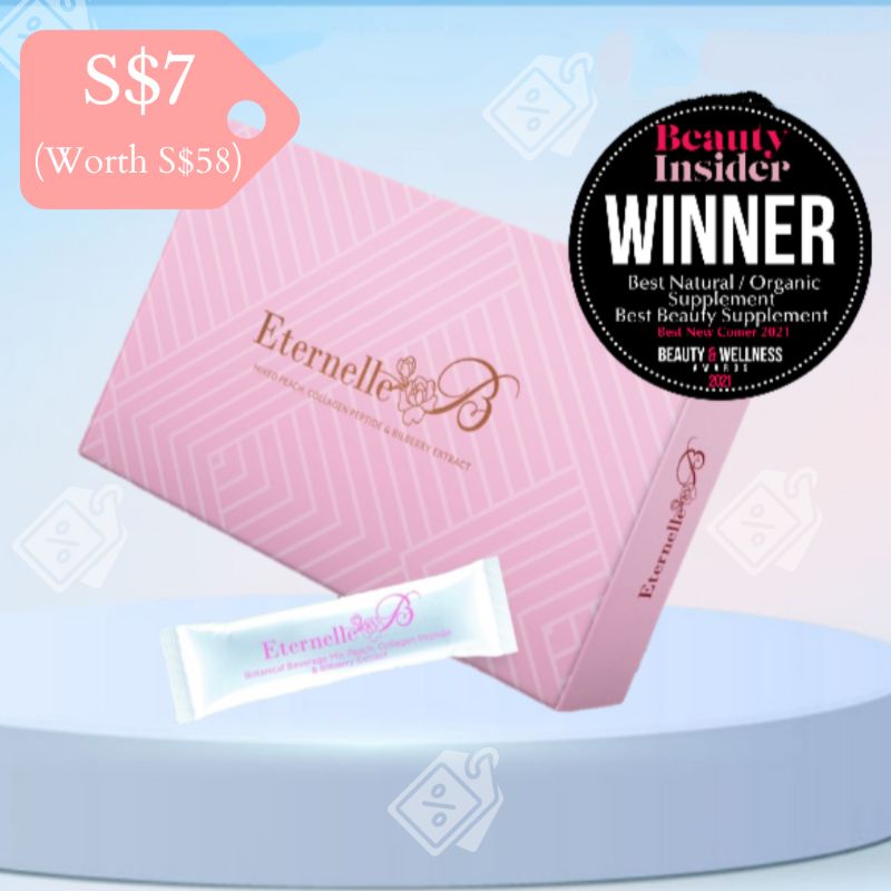 [Eternelle B] 7 Marine Collagen Peptides Hyluronic Acid Milk Thistles