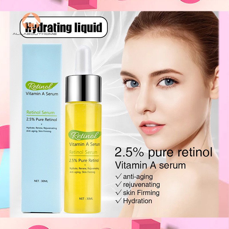 ★ABH★ Retinol Serum 2.5 with Hyaluronic Acid Reduce Wrinkles Fine Lines Age Spots Even Skin