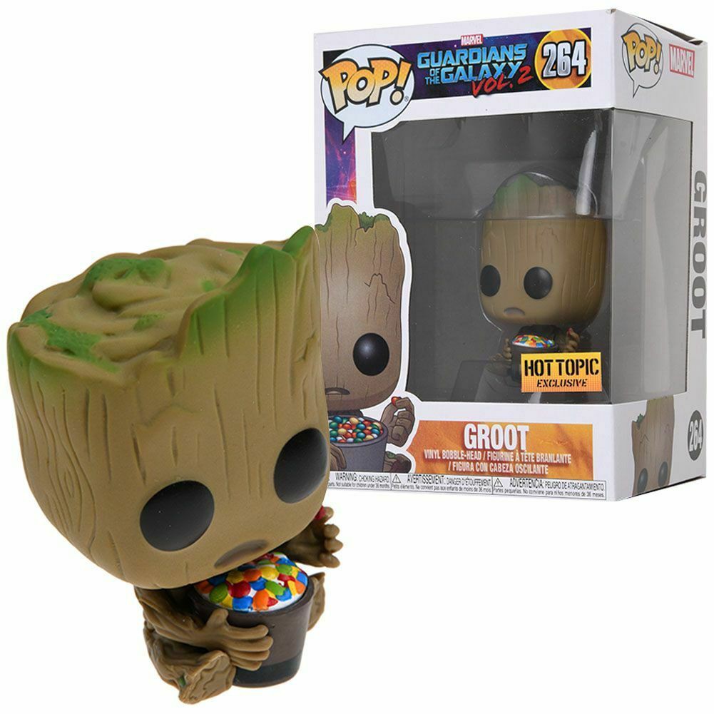 groot with candy funko pop