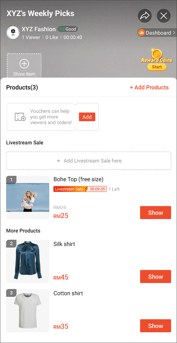 Increasing orders with Shopee Live tools | Shopee MY Seller Education Hub
