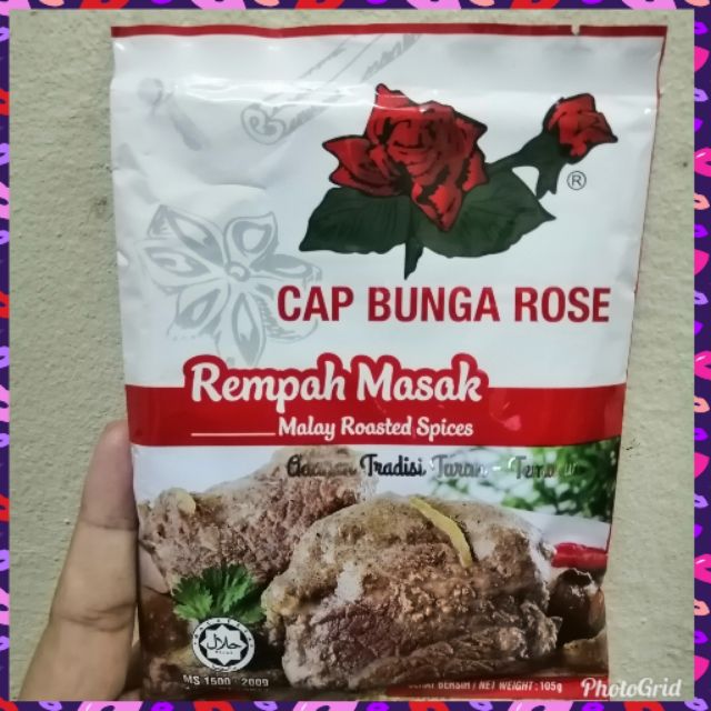 Shop Malaysia Rose Flower Cooking Spices Shopee Singapore