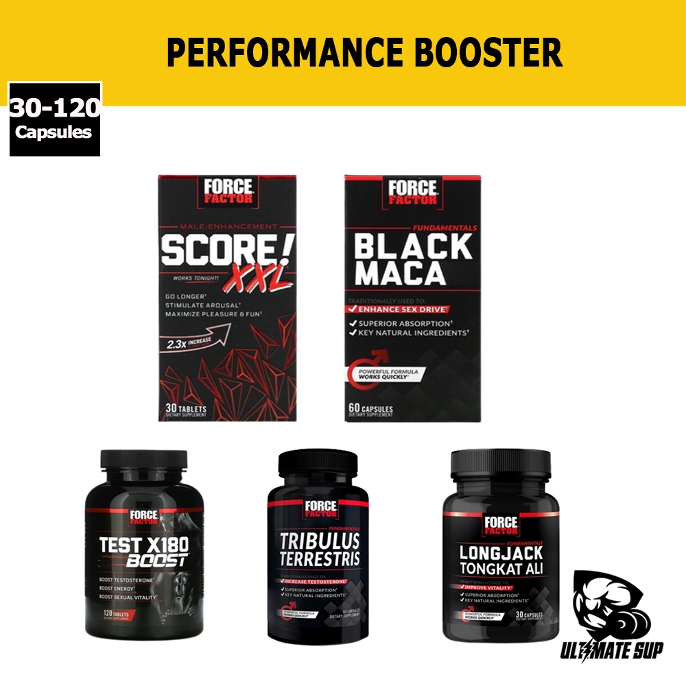 Force Factor Score!XXL,Tribulus,Test X180 Boost,Prostate,Longjack