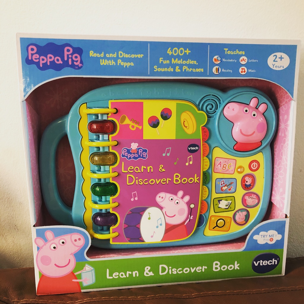 peppa pig vtech book