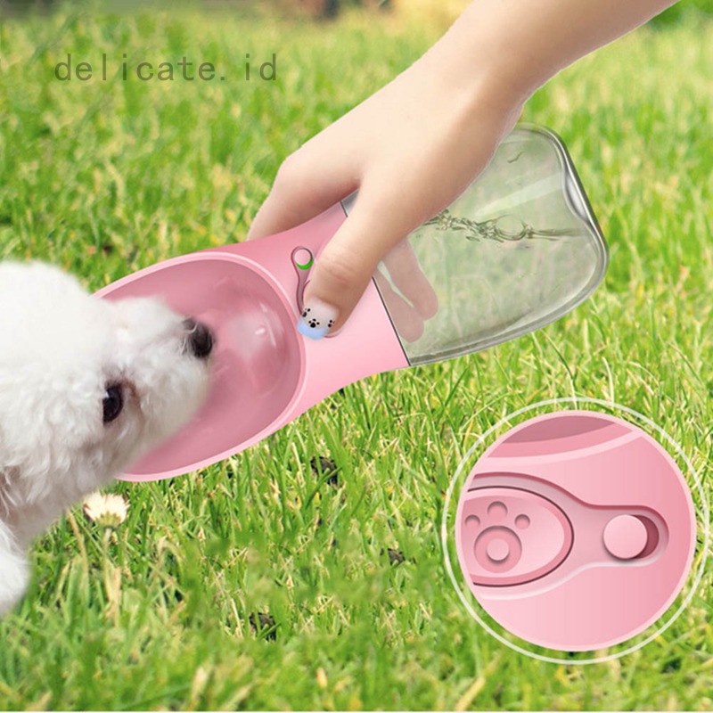 Pet Dog Water Bottle Travel Puppy Cat Drinking Bowl Outdoor Pet