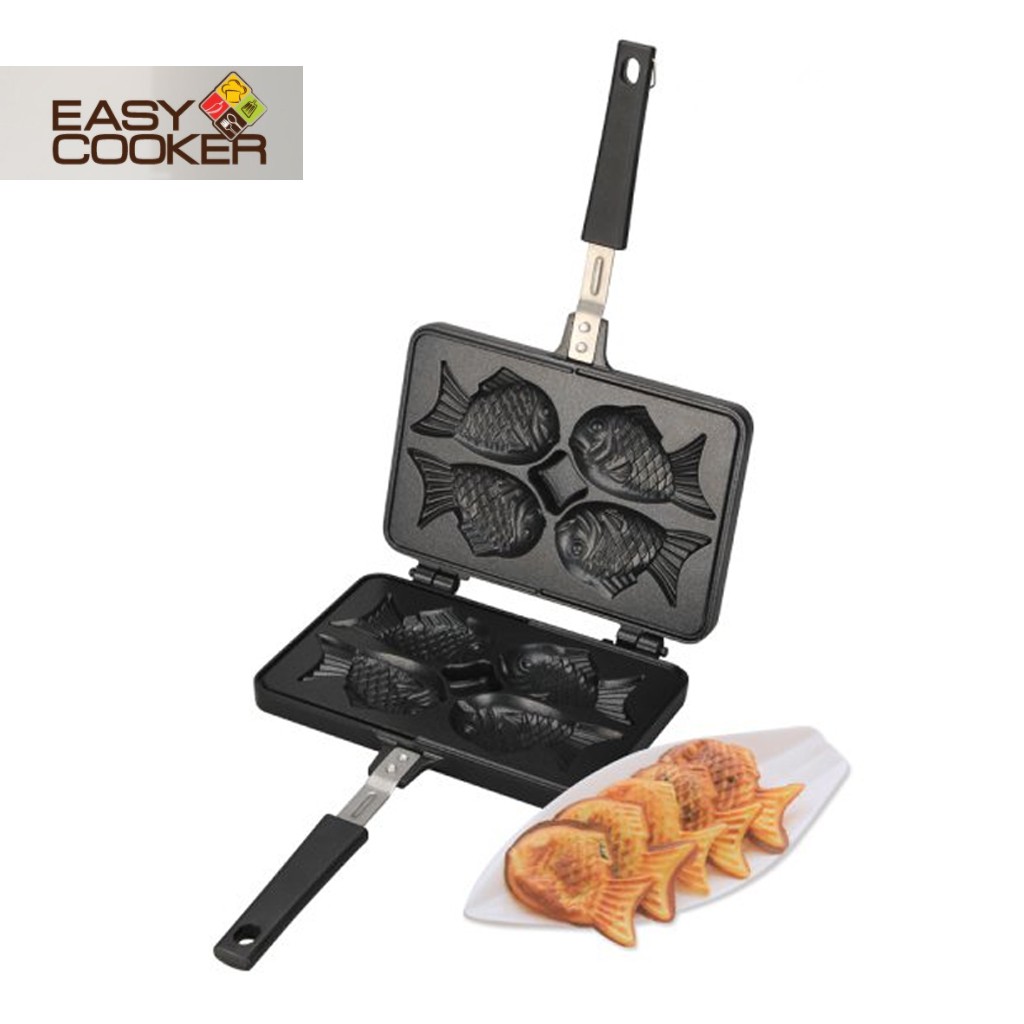 EASY COOKER Bungeoppang Mould Pan _ Korea Mini Fish Shaped Pastry Pan