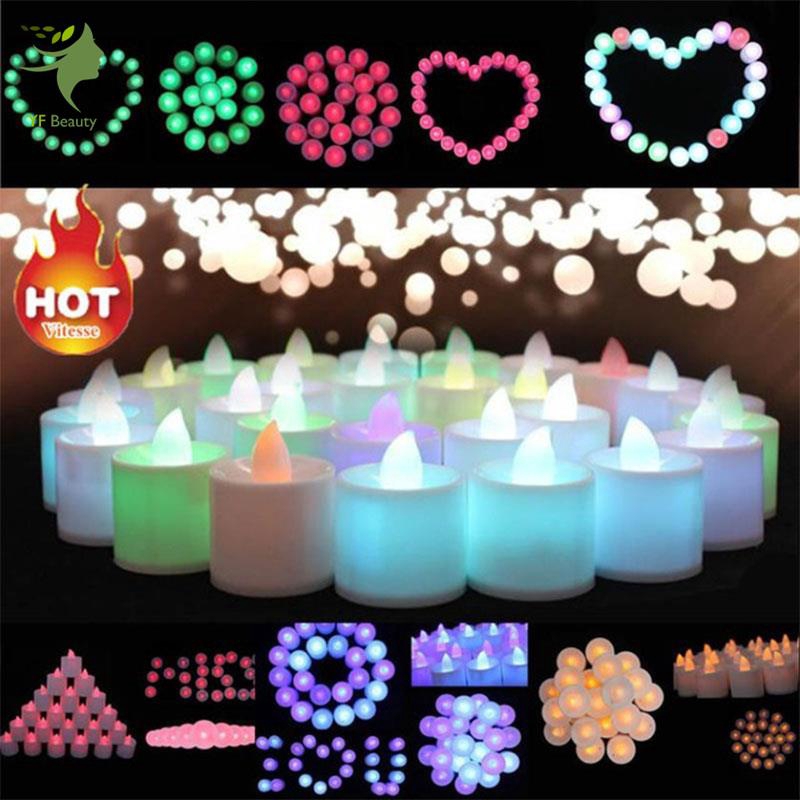 light and glow candles