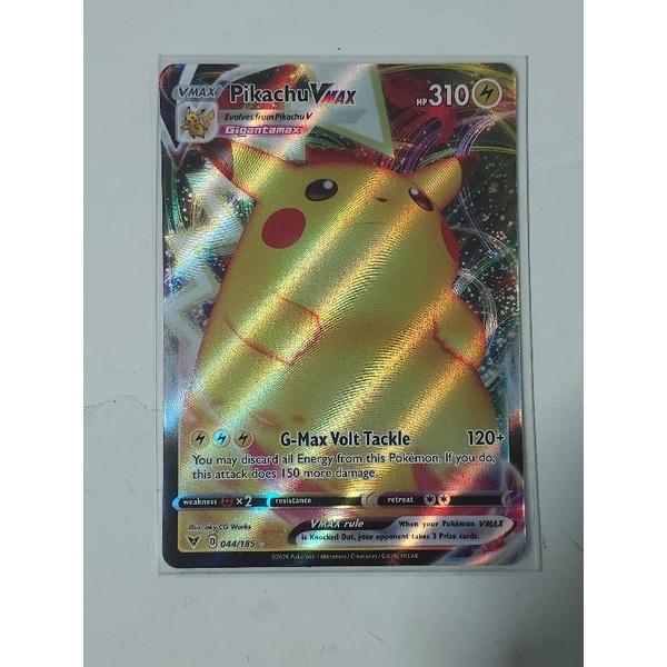 Pokemon pikachu vmax vivid voltage card Shopee Singapore
