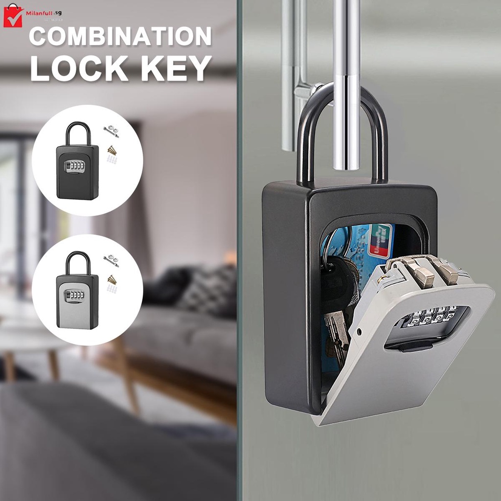 Combination Lock Key Sturdy Key Lock Box Professional Key Safe Box ...